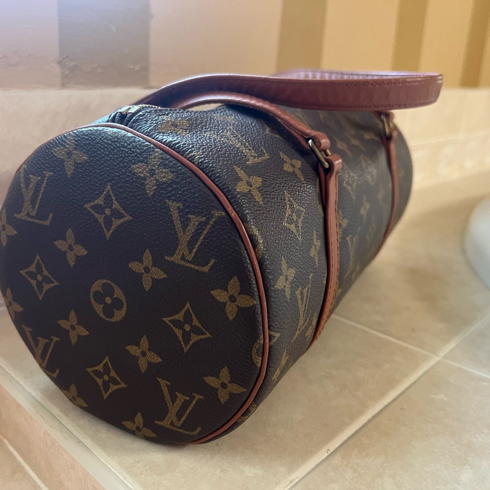 Louis Vuitton Brown Monogram Duffel Bag